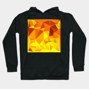 Gold Yellow Banana Abstract Low Polygon Background Hoodie